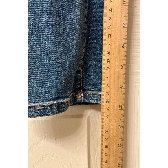 Frye Women's Low-Rise Straight Cropped Denim Jeans Size 12 - Picture 7 of 9
